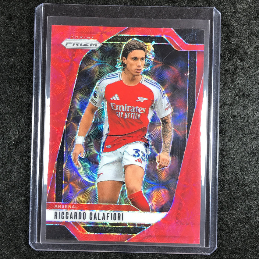 2024-25 Prizm EPL RICCARDO CALAFIORI Choice Red 8/30 #30