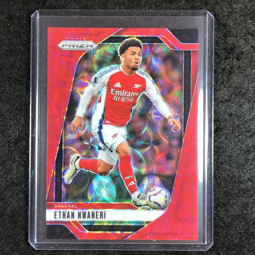 2024-25 Prizm EPL ETHAN NWANERI Choice Red 11/30 #31