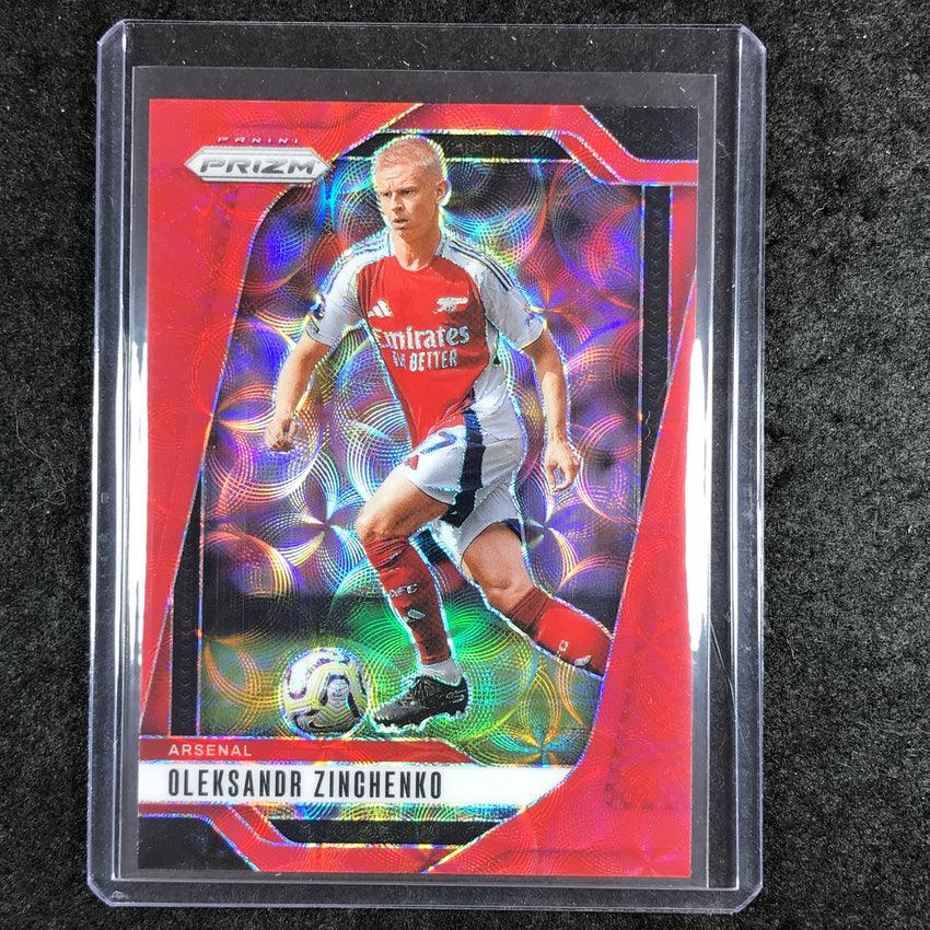 2024-25 Prizm EPL OLEKSANDR ZINCHENKO Choice Red 4/30 #36