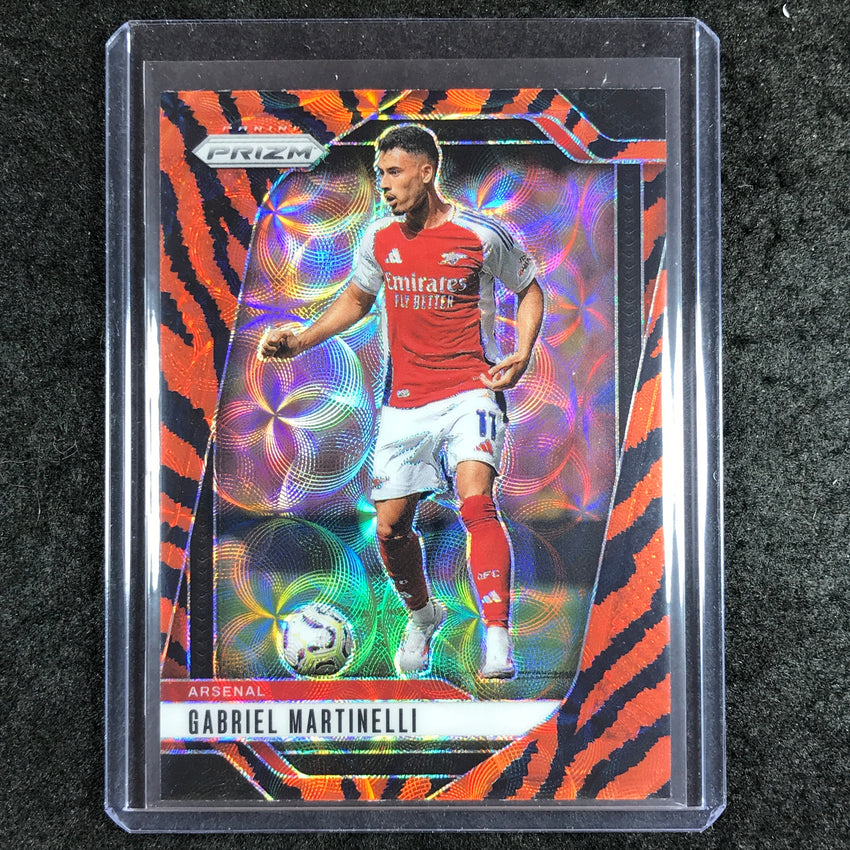2024-25 Prizm EPL GABRIEL MARTINELLI Choice Tiger Stripe #26