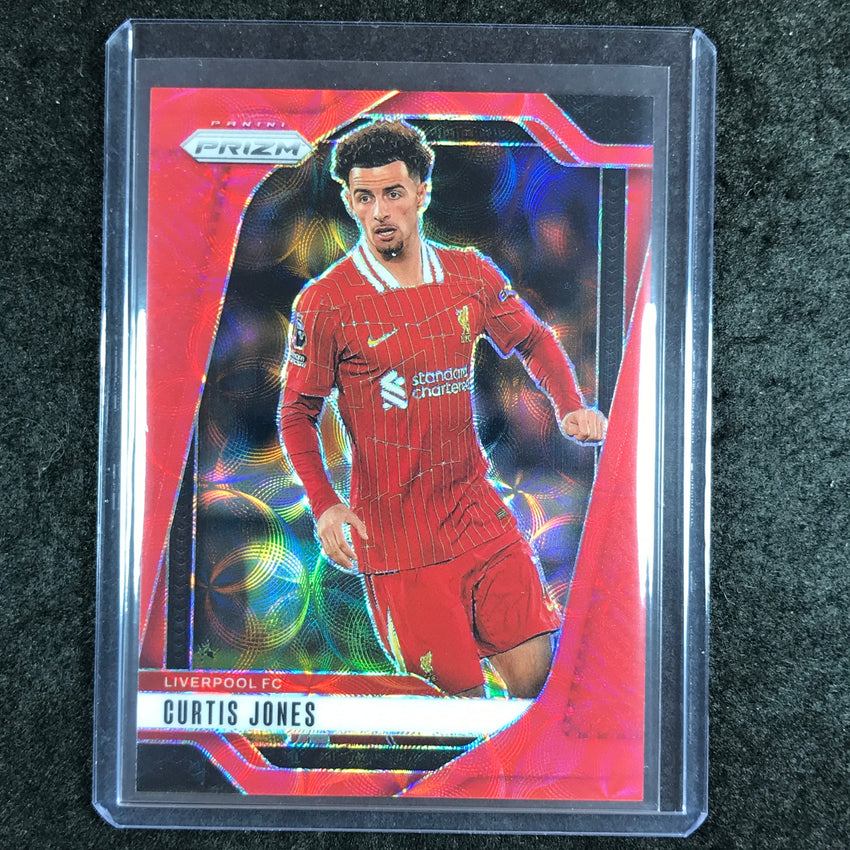 2024-25 Prizm EPL CURTIS JONES Choice Red 6/30 #51