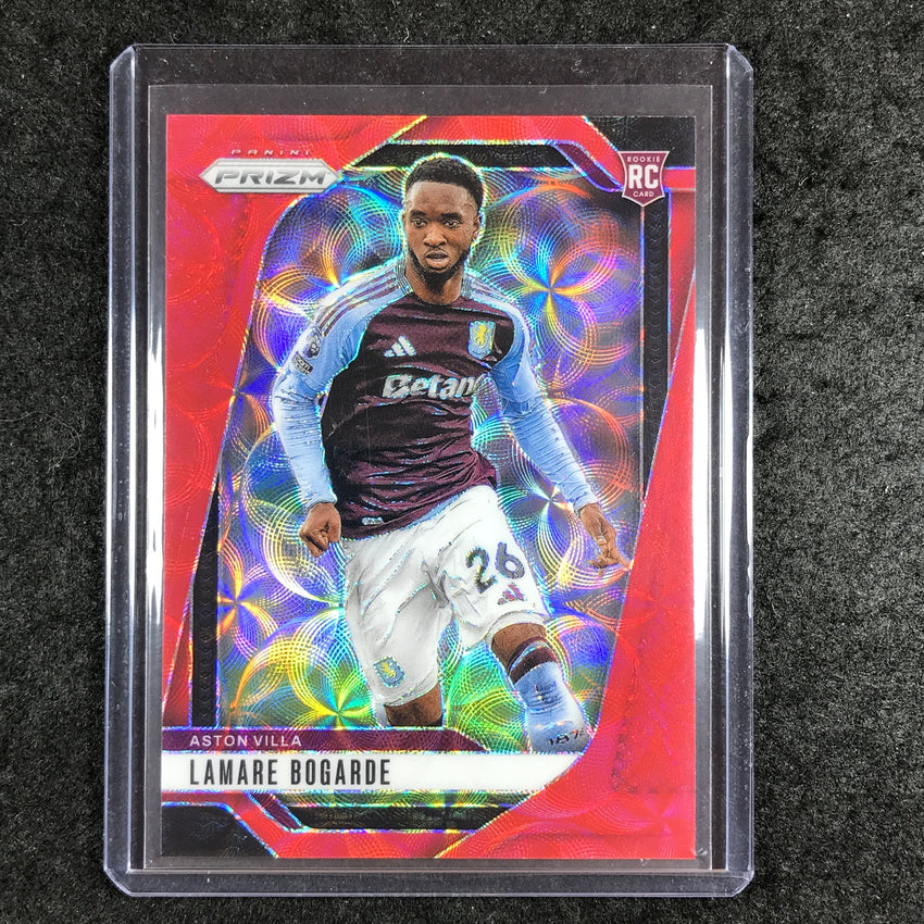 2024-25 Prizm EPL LAMARE BOGARDE Rookie Choice Red 5/30 #65