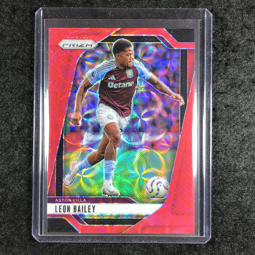 2024-25 Prizm EPL LEON BAILEY Choice Red 9/30 #67