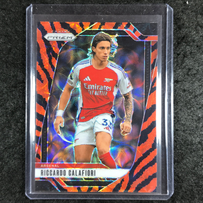 2024-25 Prizm EPL RICCARDO CALAFIORI Choice Tiger Stripe #30