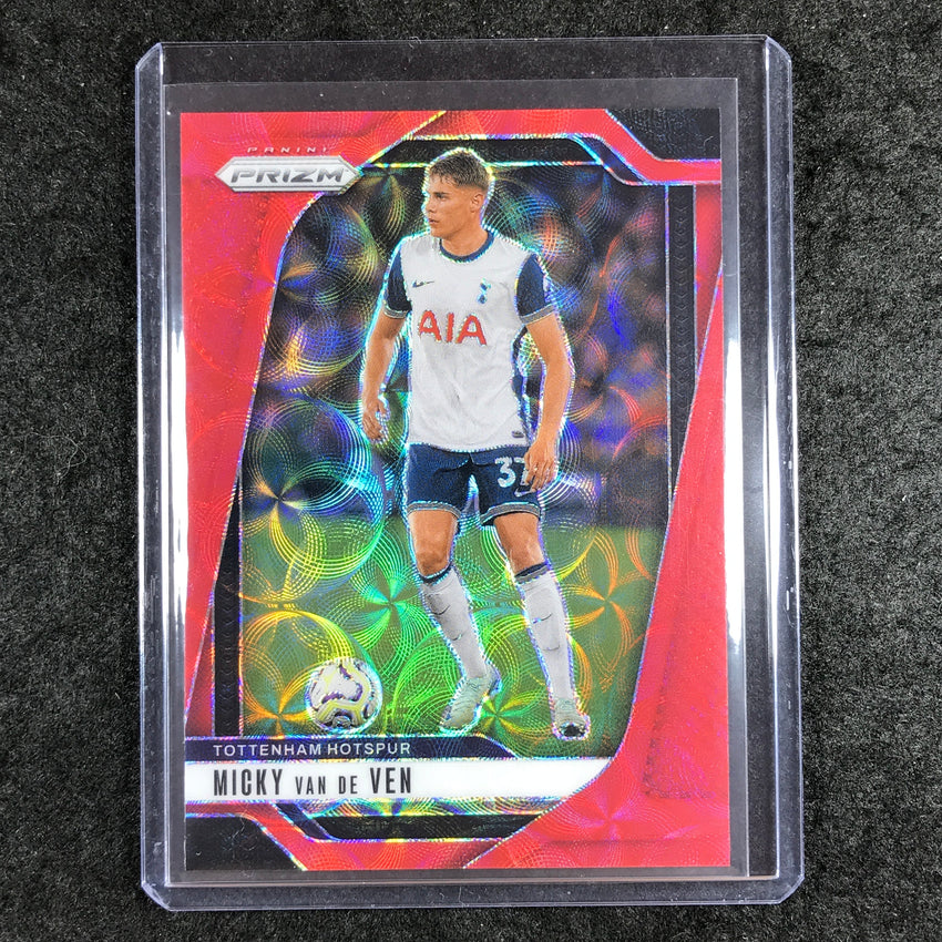 2024-25 Prizm EPL MICKY VAN DE VEN Choice Red 4/30 #81