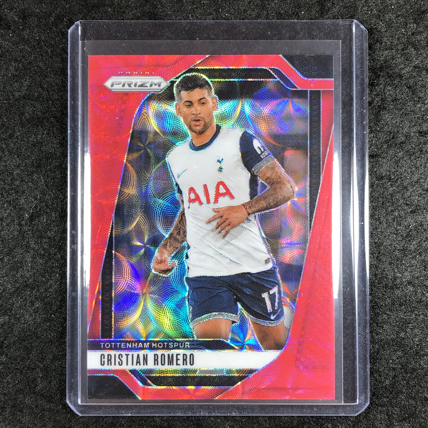 2024-25 Prizm EPL CRISTIAN ROMERO Choice Red 2/30 #86