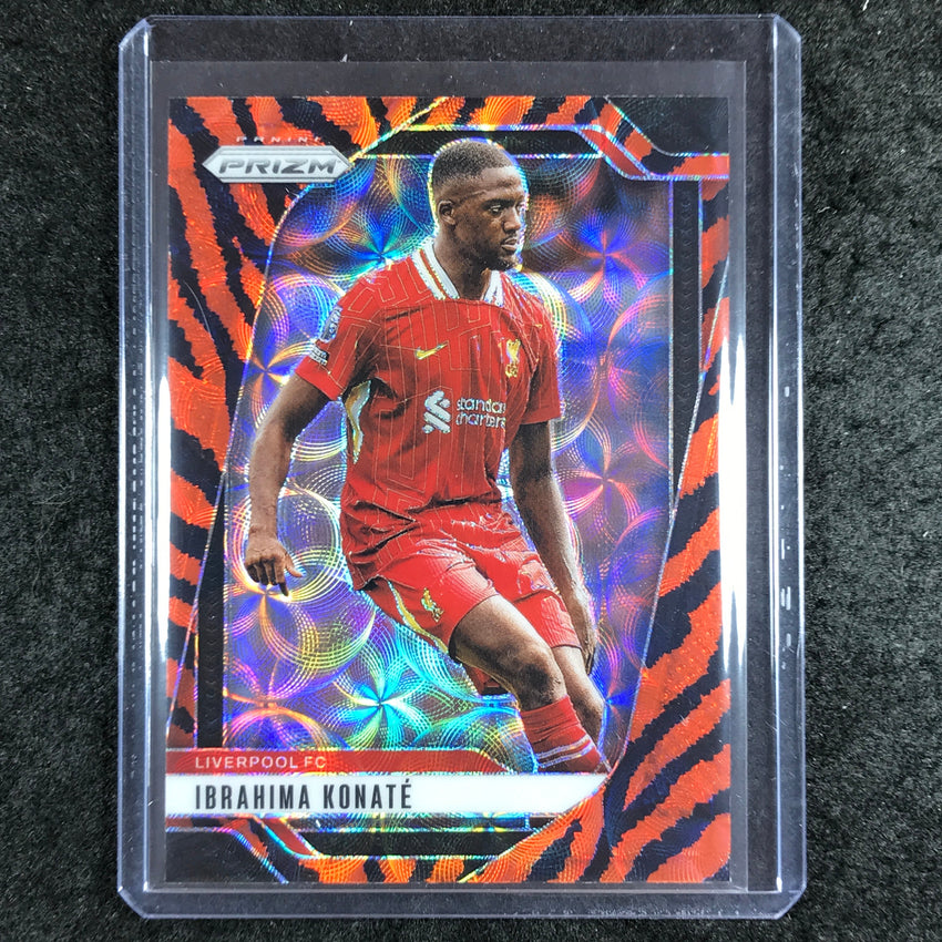 2024-25 Prizm EPL IBRAHIMA KONATE Choice Tiger Stripe #39
