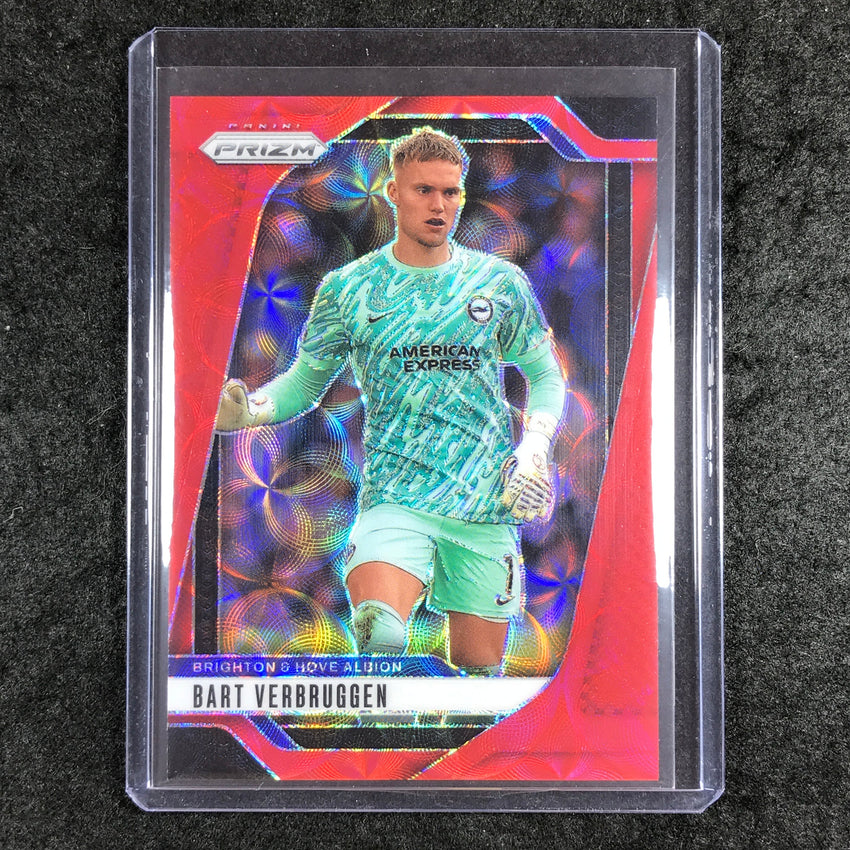2024-25 Prizm EPL BART VERBRUGGEN Choice Red 3/30 #176