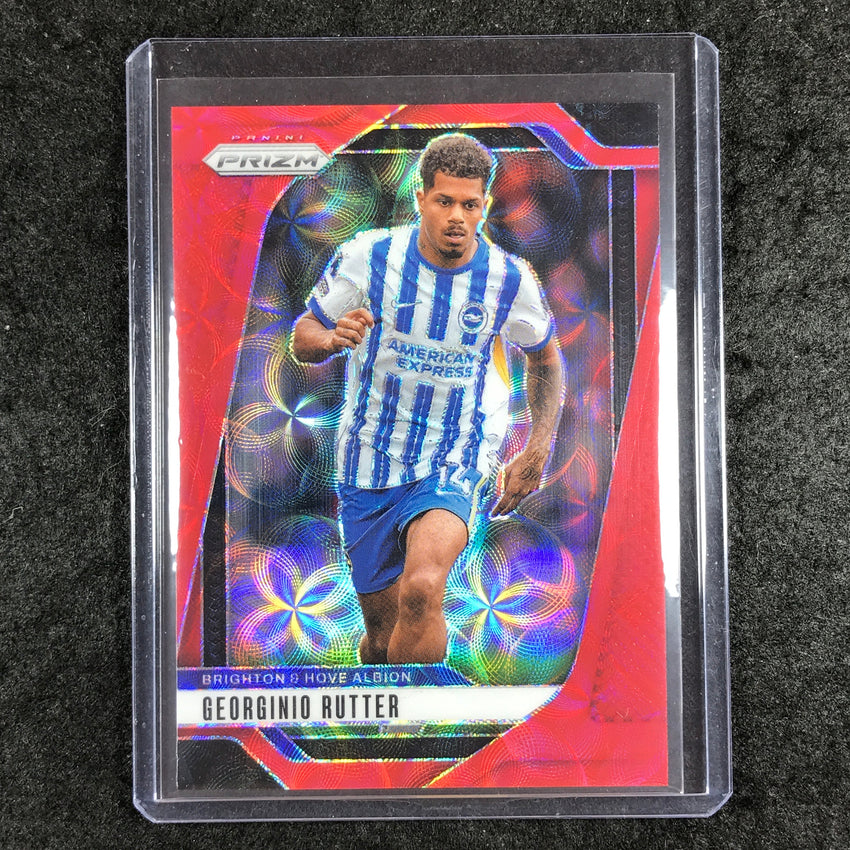2024-25 Prizm EPL GEORGINIO RUTTER Choice Red 2/30 #181