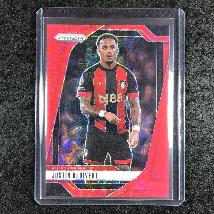 2024-25 Prizm EPL JUSTIN KLUIVERT Choice Red 4/30 #190