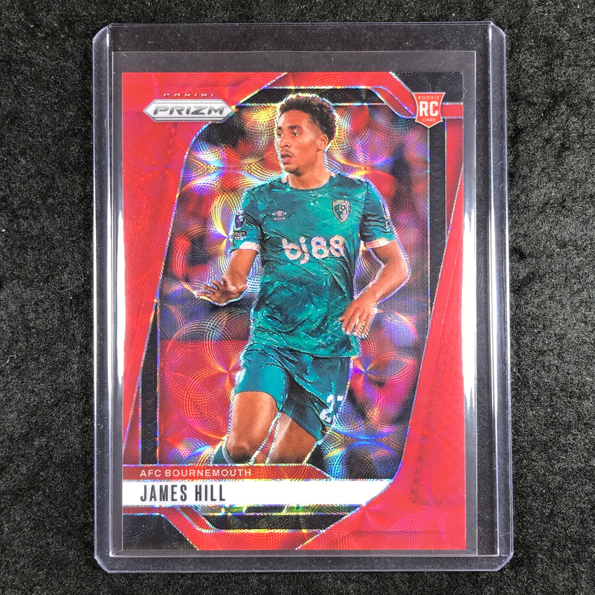 2024-25 Prizm EPL JAMES HILL Rookie Choice Red 8/30 #198