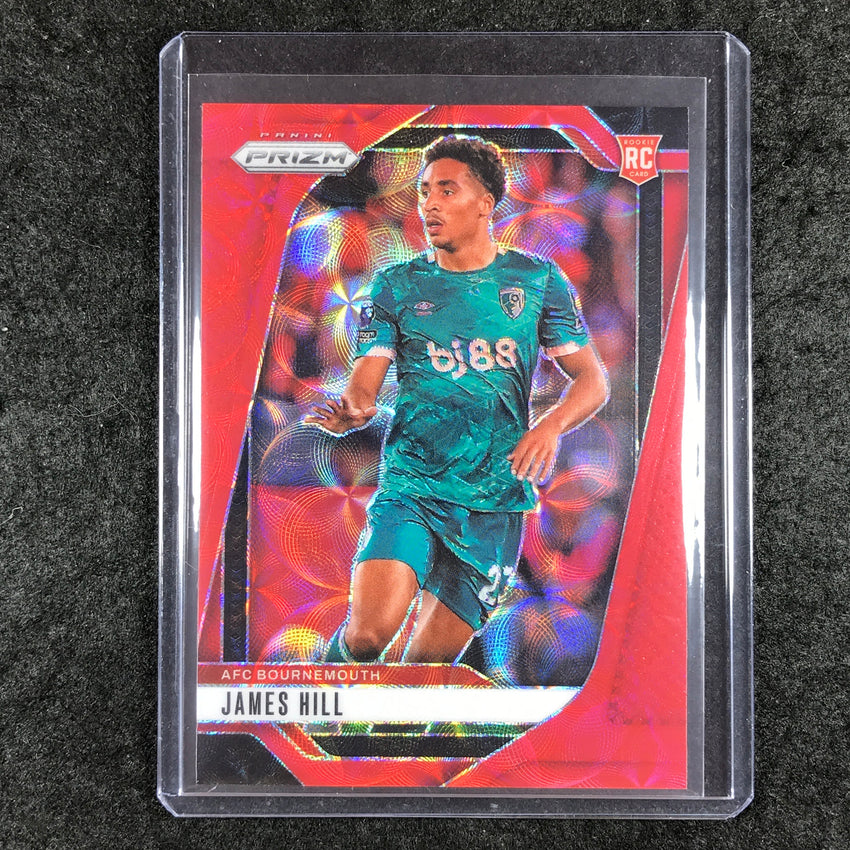 2024-25 Prizm EPL JAMES HILL Rookie Choice Red 9/30 #198