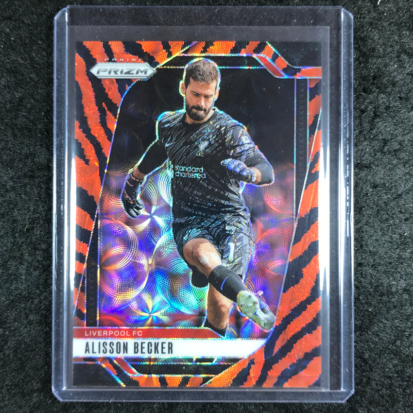 2024-25 Prizm EPL ALISSON BECKER Choice Tiger Stripe #43