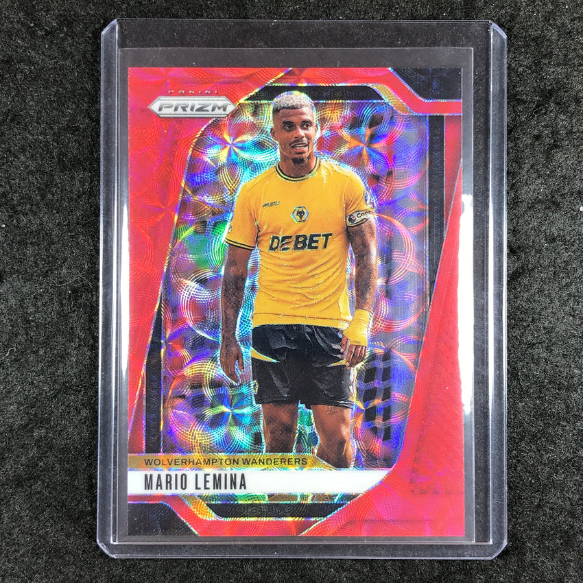 2024-25 Prizm EPL MARIO LEMINA Choice Red 3/30 #216