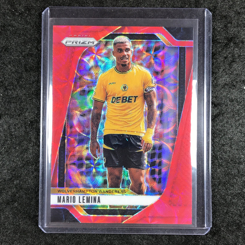 2024-25 Prizm EPL MARIO LEMINA Choice Red 5/30 #216