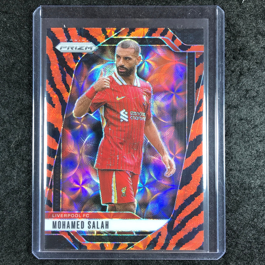 2024-25 Prizm EPL MOHAMED SALAH Choice Tiger Stripe #45