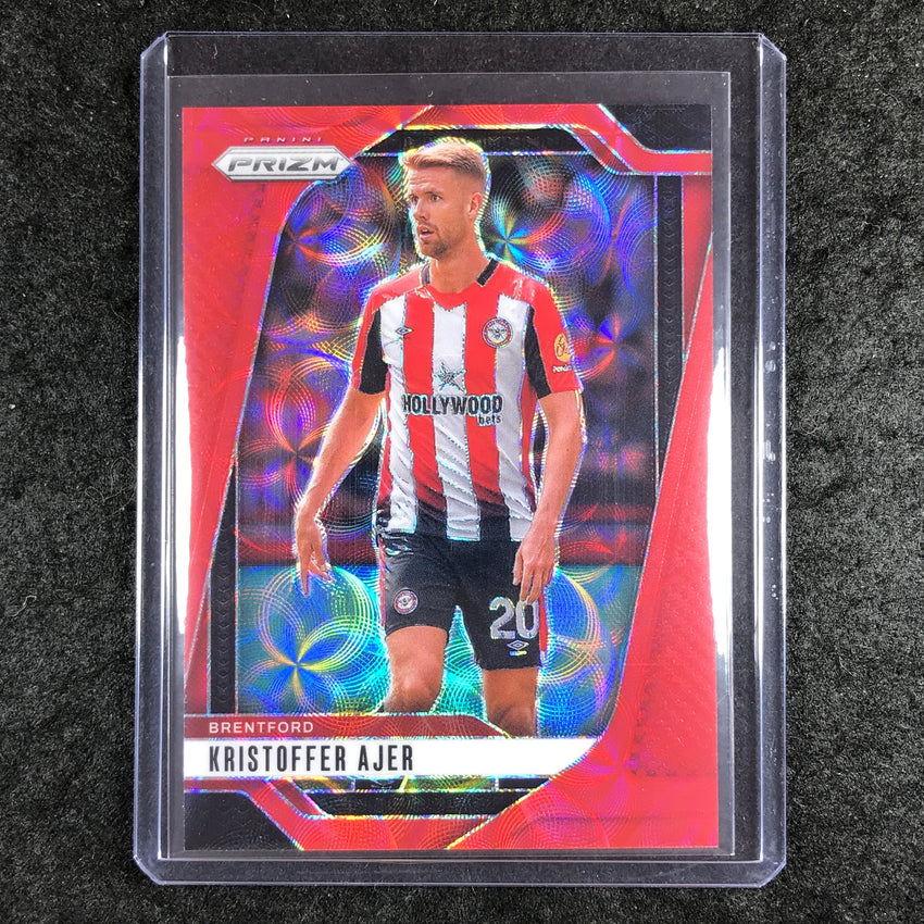 2024-25 Prizm EPL KRISTOFFER AJER Choice Red 28/30 #251