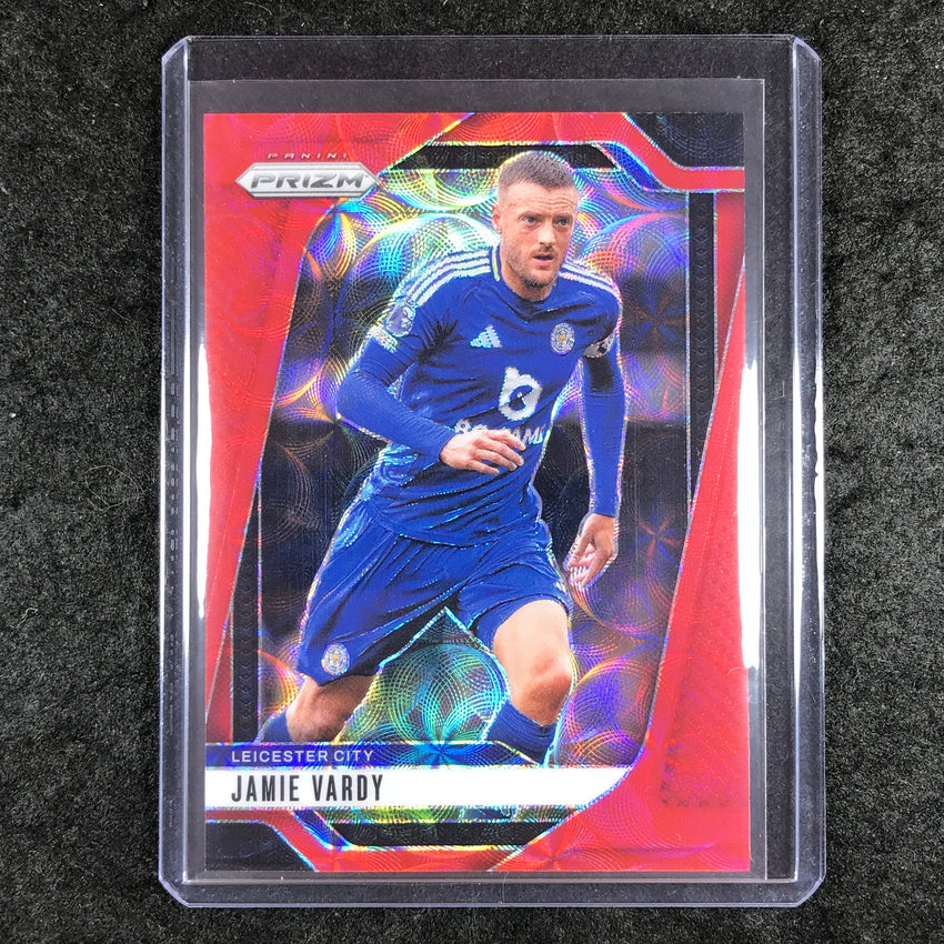 2024-25 Prizm EPL JAMIE VARDY Choice Red 8/30 #269