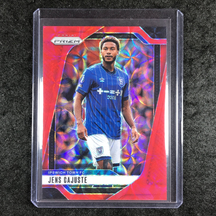 2024-25 Prizm EPL JENS CAJUSTE Choice Red 11/30 #286