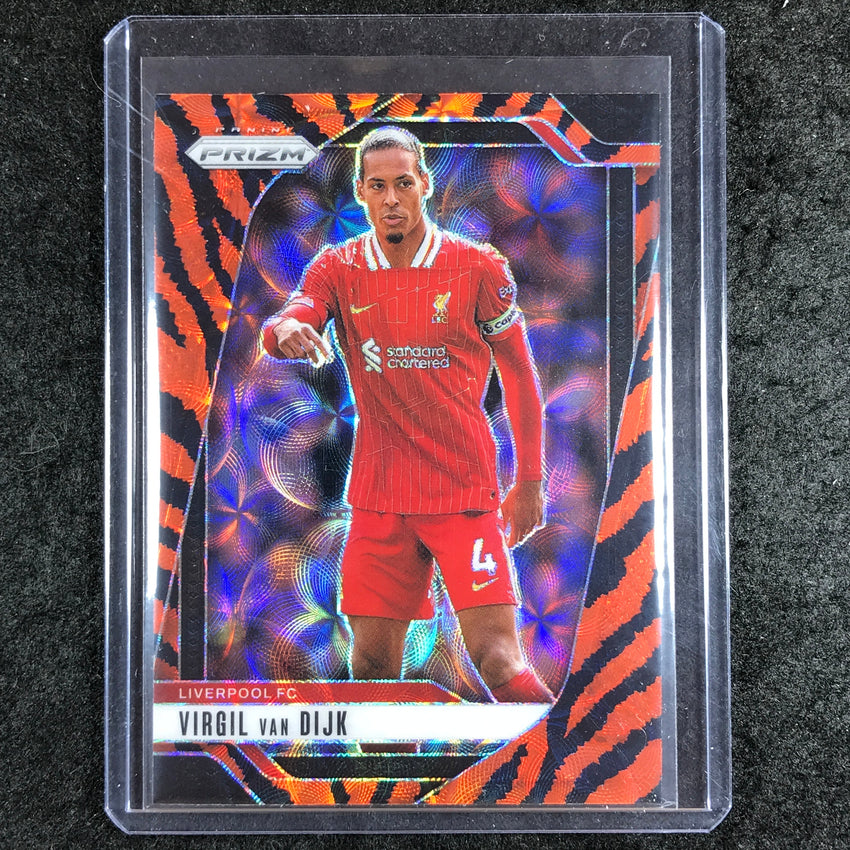 2024-25 Prizm EPL VIRGIL VAN DIJK Choice Tiger Stripe #52
