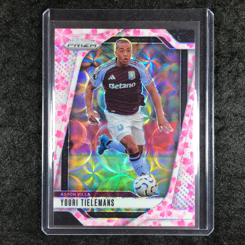 2024-25 Prizm EPL YOURI TIELEMANS Choice Cherry Blossom 2/20 #56