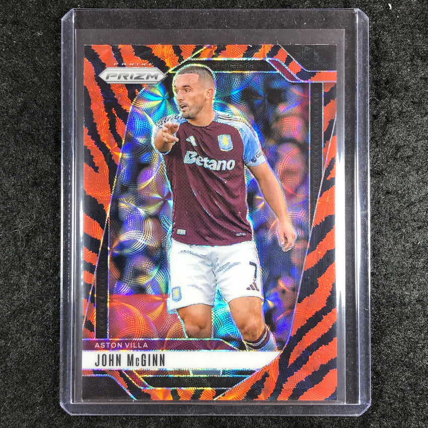 2024-25 Prizm EPL JOHN MCGINN Choice Tiger Stripe #61