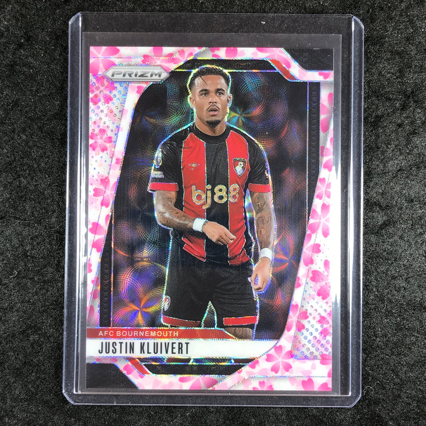 2024-25 Prizm EPL JUSTIN KLUIVERT Choice Cherry Blossom 7/20 #190