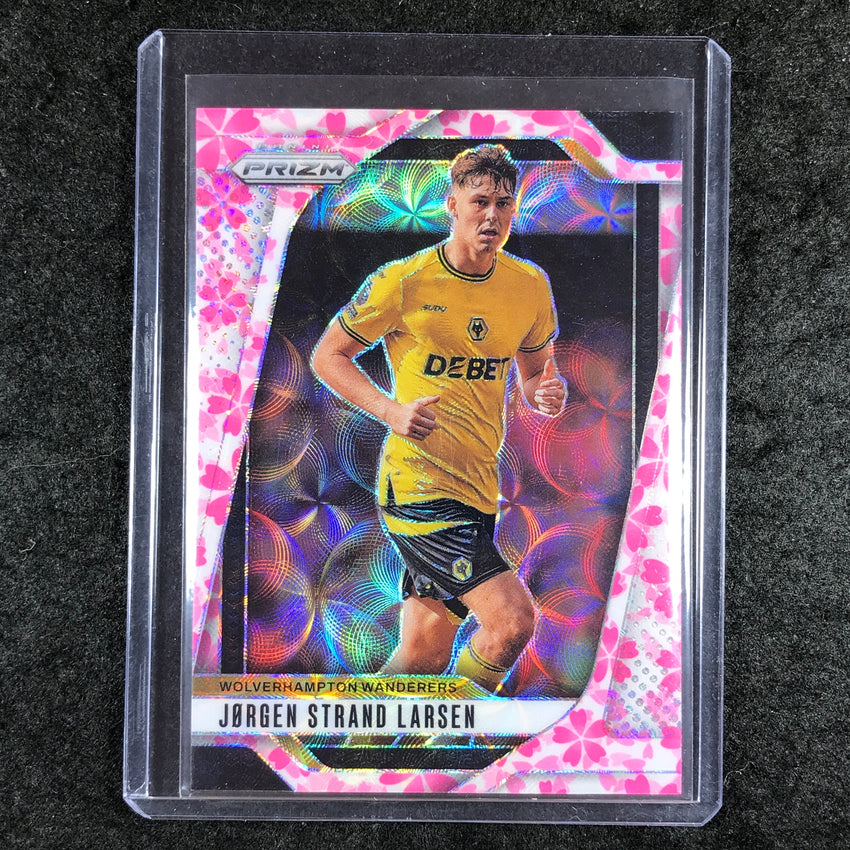 2024-25 Prizm EPL JORGEN STRAND LARSEN Choice Cherry Blossom 17/20 #219