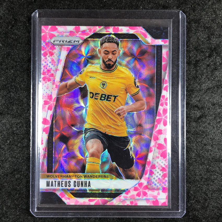 2024-25 Prizm EPL MATHEUS CUNHA Choice Cherry Blossom 3/20 #221