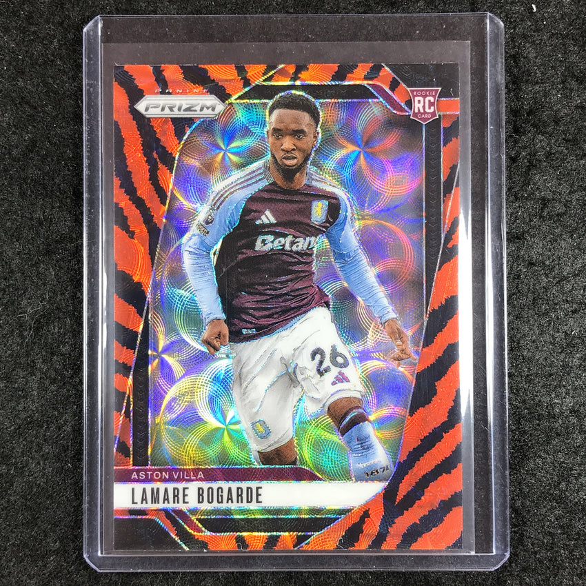 2024-25 Prizm EPL LAMARE BOGARDE Rookie Choice Tiger Stripe #65