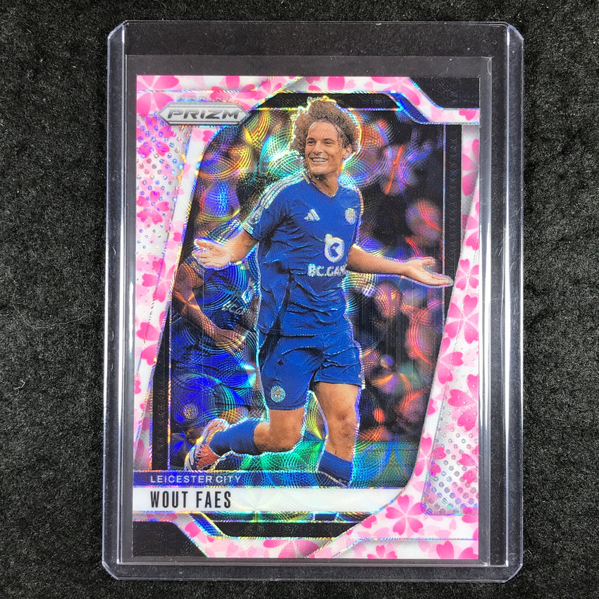 2024-25 Prizm EPL WOUT FAES Choice Cherry Blossom 18/20 #266