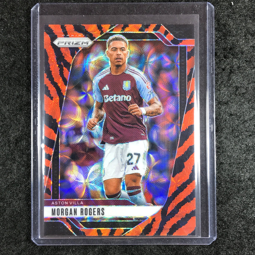2024-25 Prizm EPL MORGAN ROGERS Choice Tiger Stripe #66