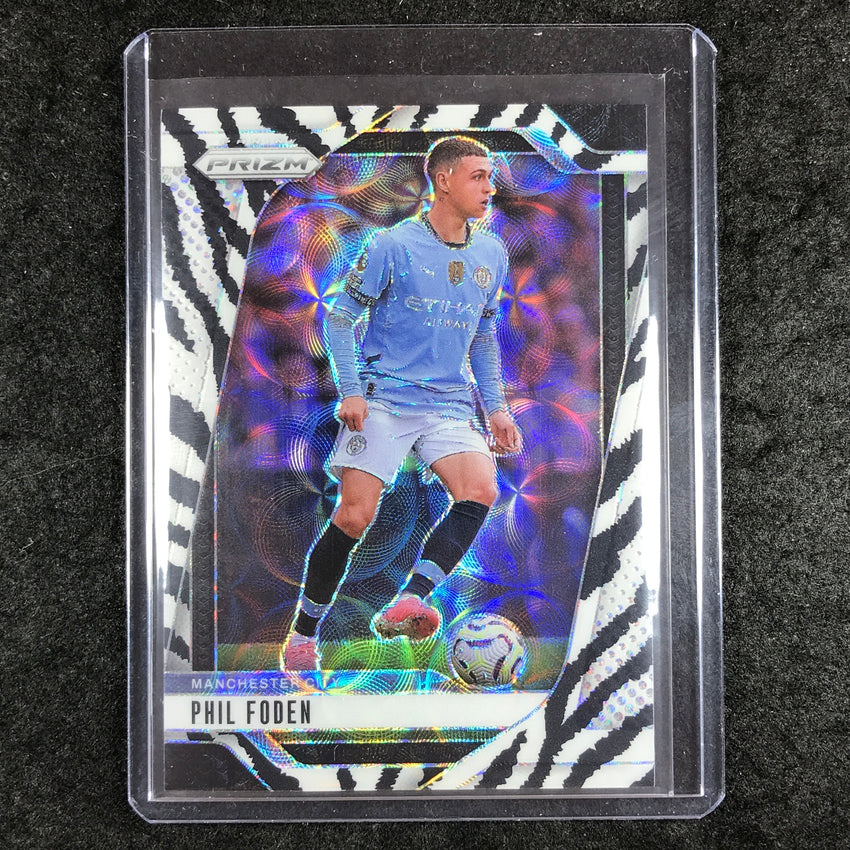 2024-25 Prizm EPL PHIL FODEN Choice Zebra 6/15 #1