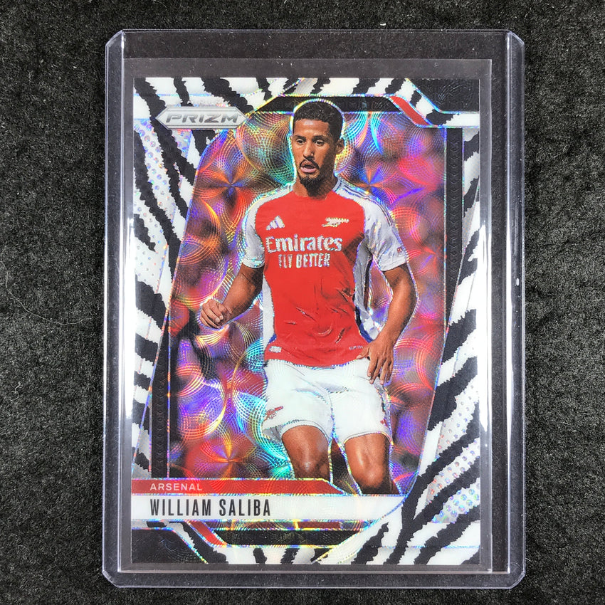 2024-25 Prizm EPL WILLIAM SALIBA Choice Zebra 14/15 #20