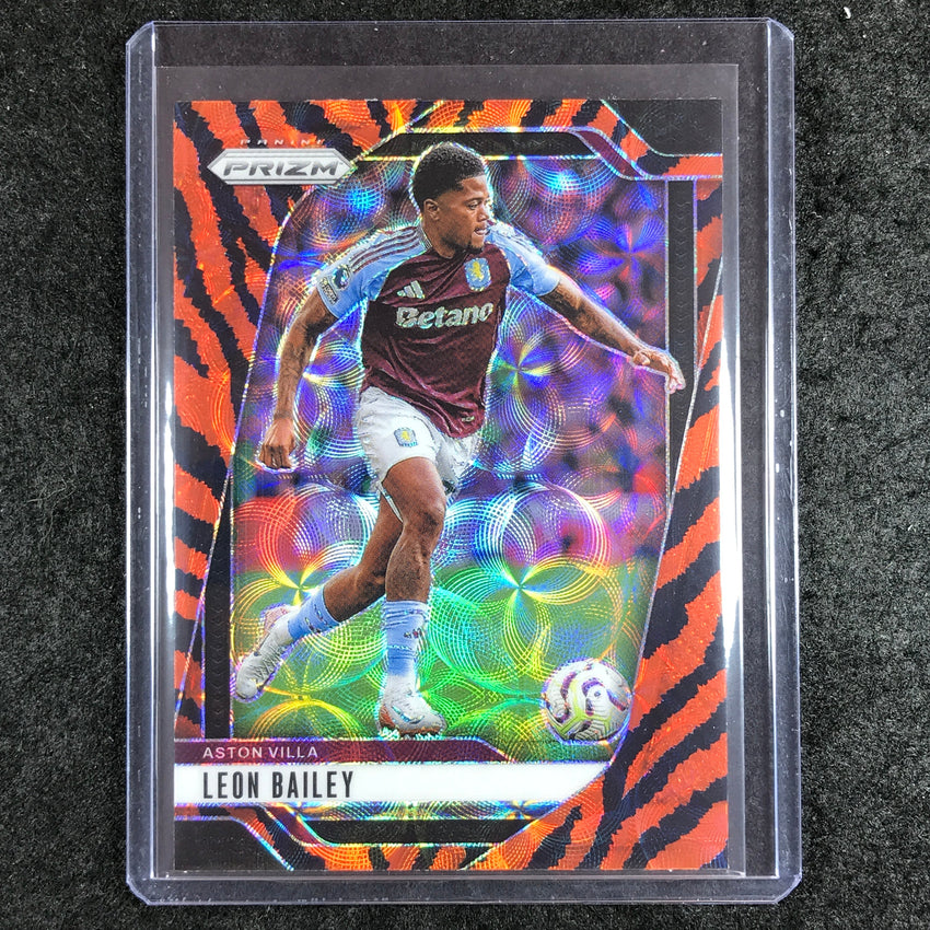2024-25 Prizm EPL LEON BAILEY Choice Tiger Stripe #67
