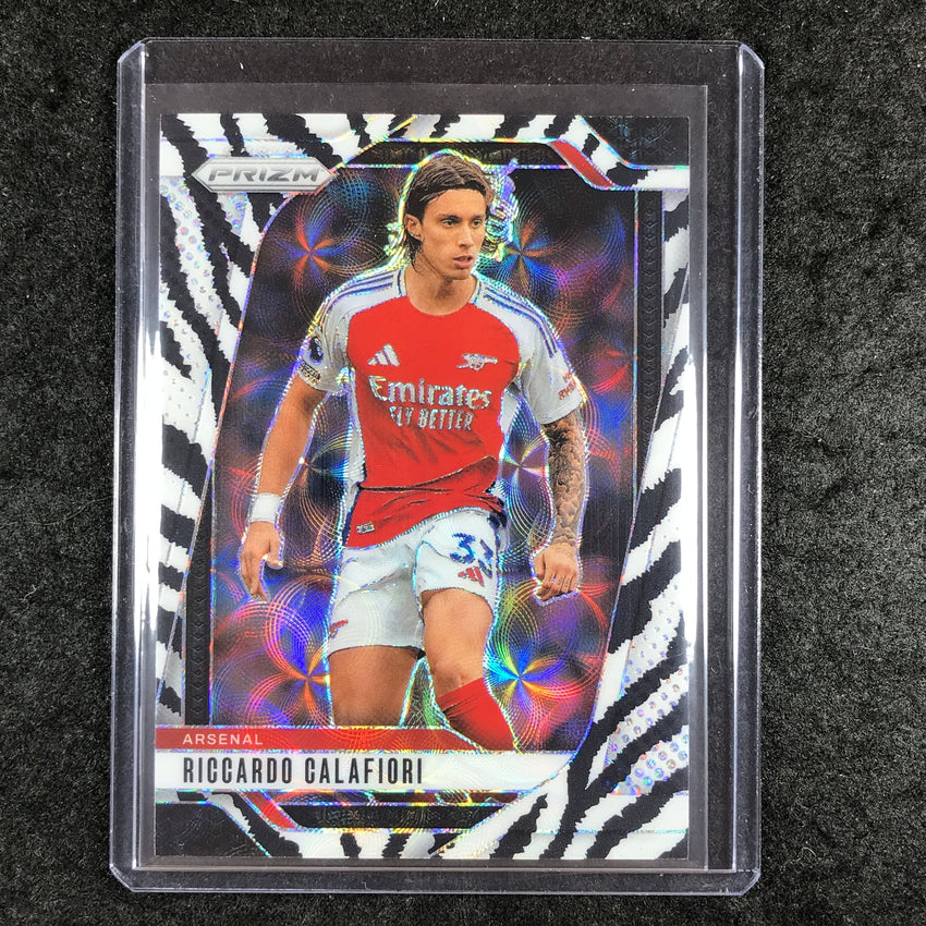 2024-25 Prizm EPL RICCARDO CALAFIORI Choice Zebra 8/15 #30