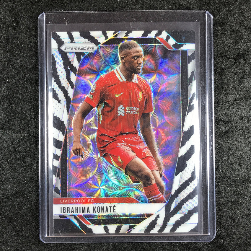 2024-25 Prizm EPL IBRAHIMA KONATE Choice Zebra 14/15 #39