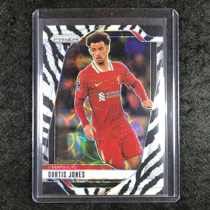 2024-25 Prizm EPL CURTIS JONES Choice Zebra 13/15 #51