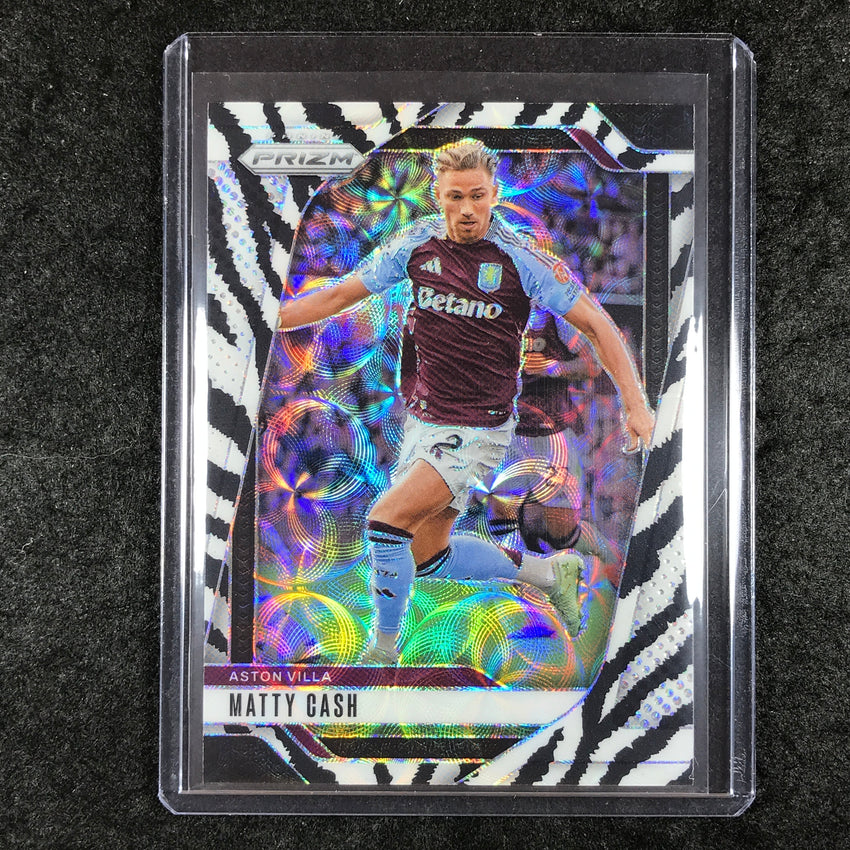 2024-25 Prizm EPL MATTY CASH Choice Zebra 15/15 #57
