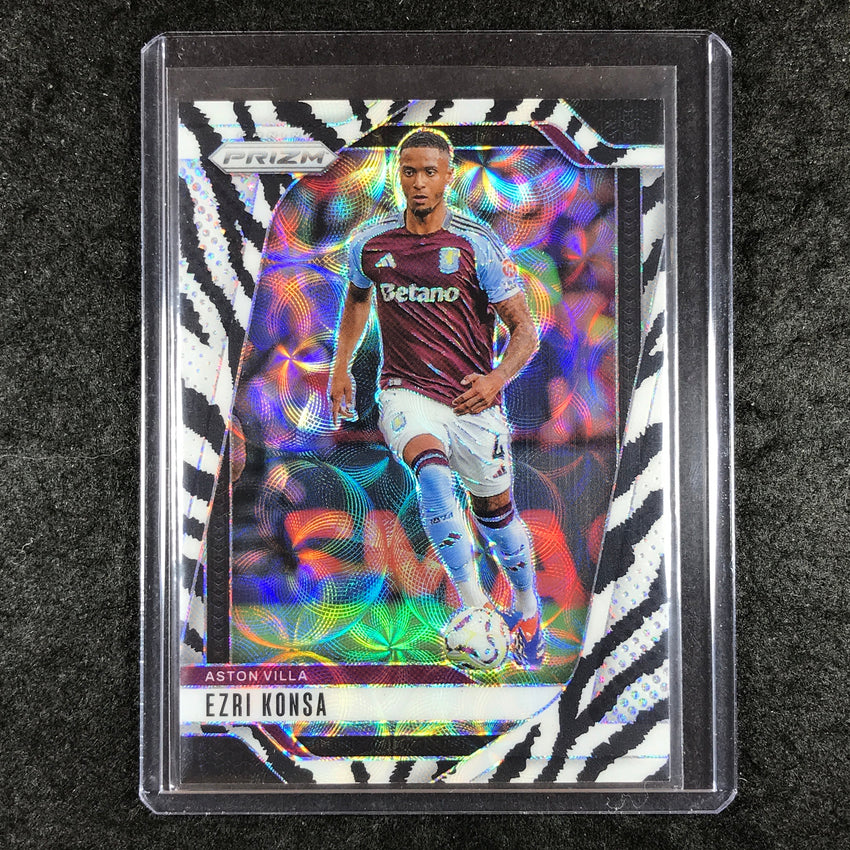 2024-25 Prizm EPL EZRI KONSA Choice Zebra 15/15 #62