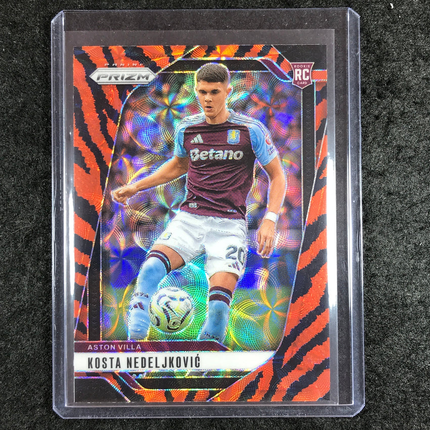 2024-25 Prizm EPL KOSTA NEDELJKOVIC Rookie Choice Tiger Stripe #68