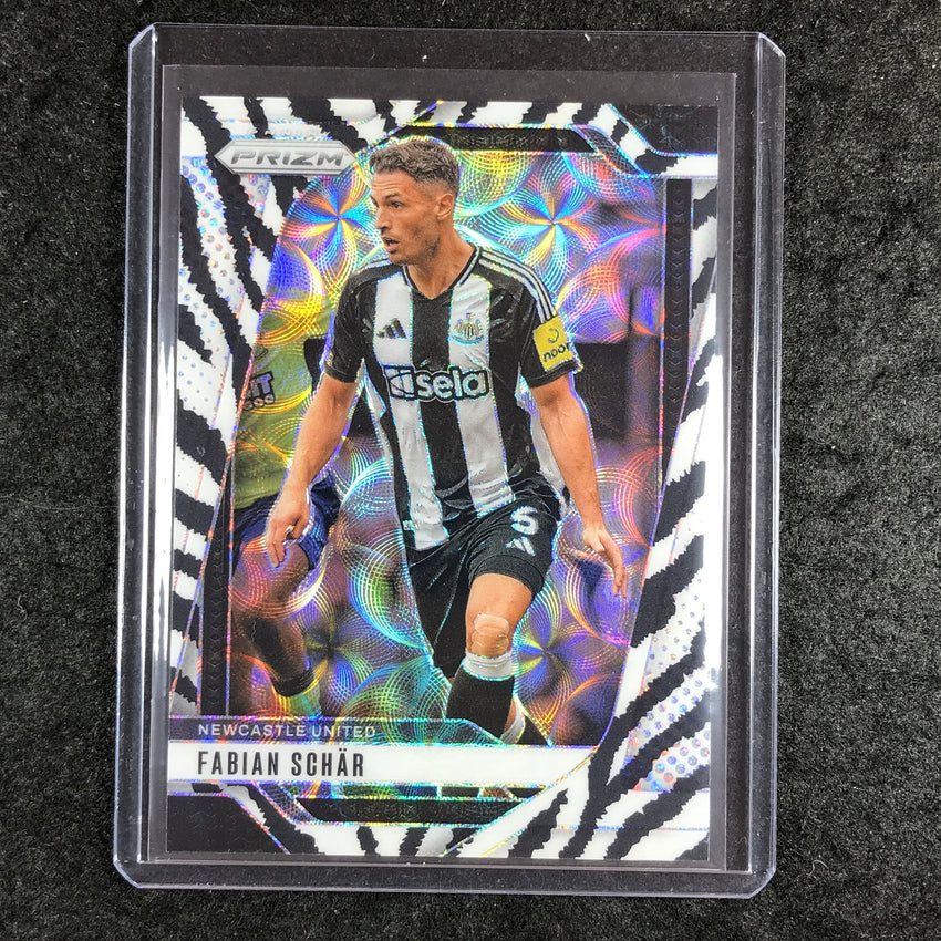 2024-25 Prizm EPL FABIAN SCHAR Choice Zebra 9/15 #107