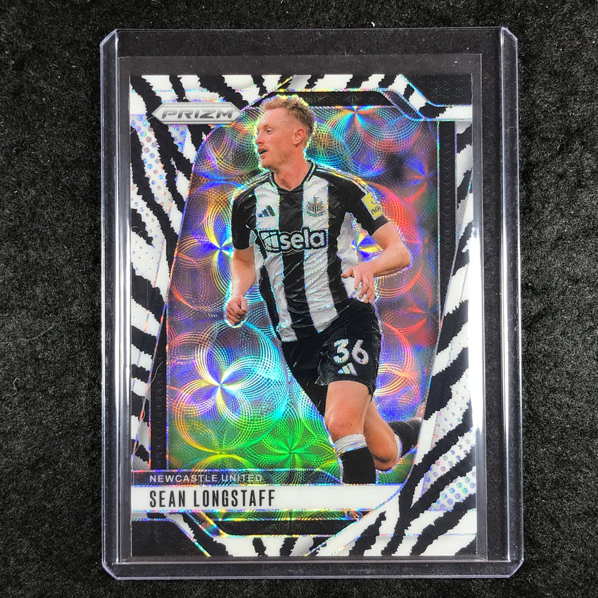 2024-25 Prizm EPL SEAN LONGSTAFF Choice Zebra 3/15 #113