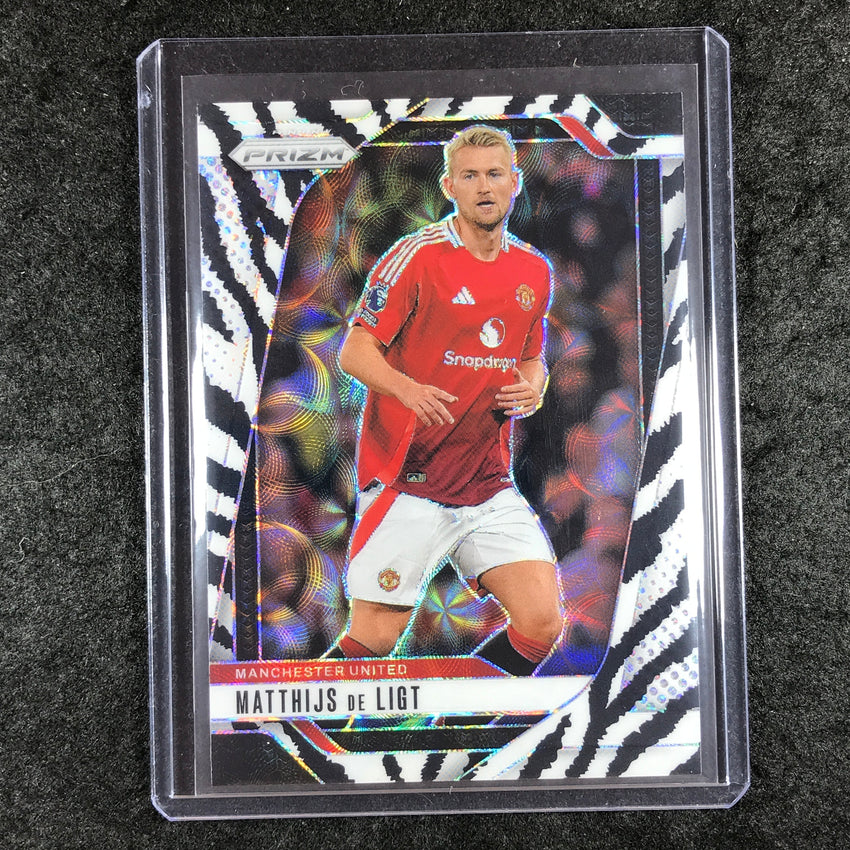 2024-25 Prizm EPL MATTHIJS DE LIGT Choice Zebra 7/15 #125