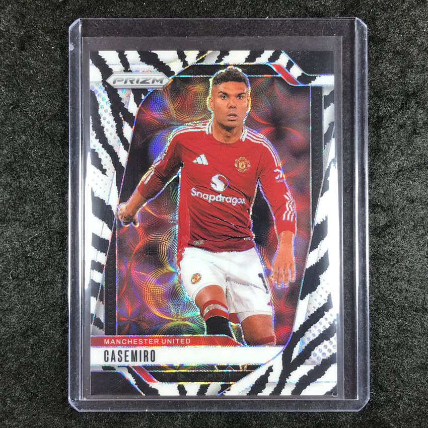 2024-25 Prizm EPL CASEMIRO Choice Zebra 3/15 #127