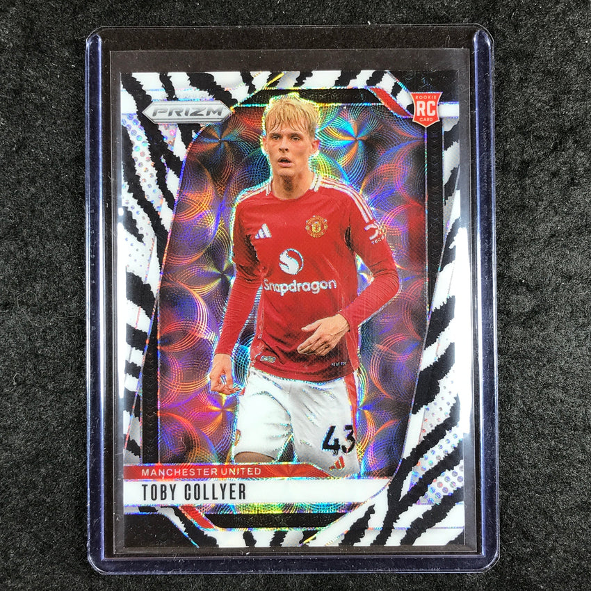 2024-25 Prizm EPL TOBY COLLYER Rookie Choice Zebra 6/15 #131