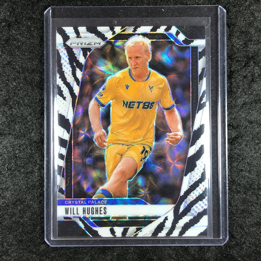 2024-25 Prizm EPL WILL HUGHES Choice Zebra 3/15 #168