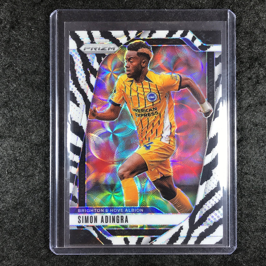 2024-25 Prizm EPL SIMON ADINGRA Choice Zebra 7/15 #185