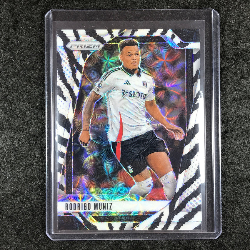2024-25 Prizm EPL RODRIGO MUNIZ Choice Zebra 7/15 #203