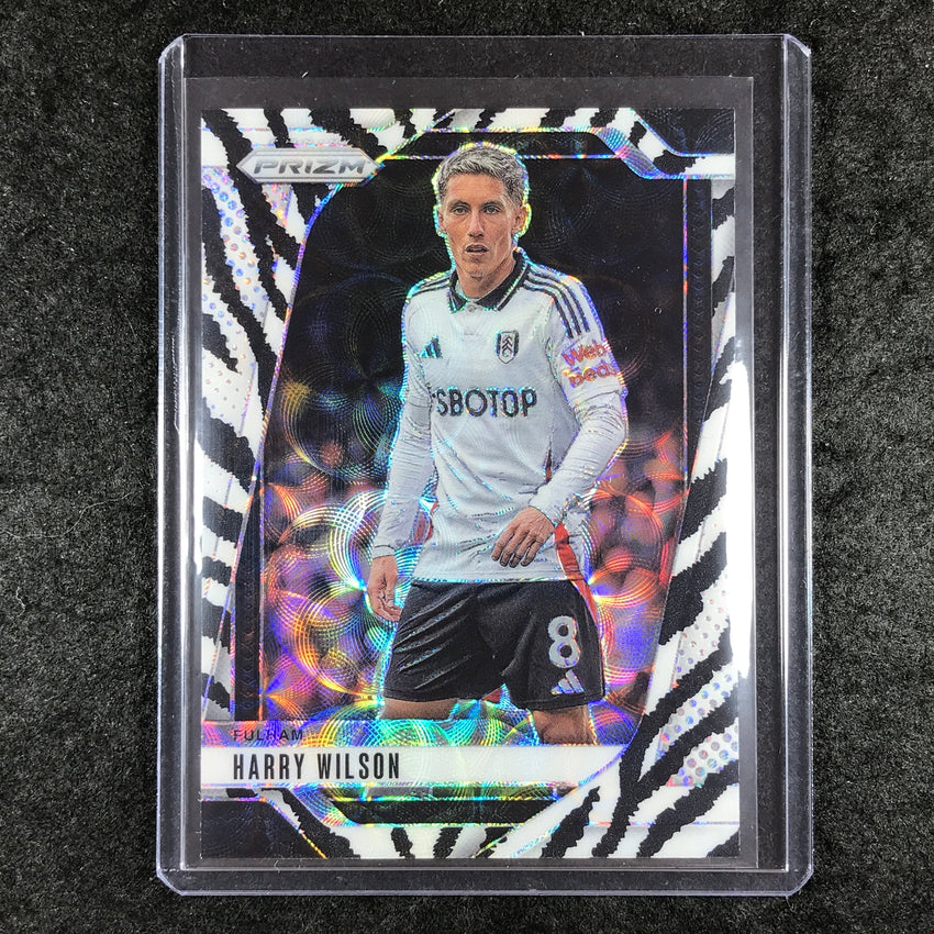 2024-25 Prizm EPL HARRY WILSON Choice Zebra 3/15 #208